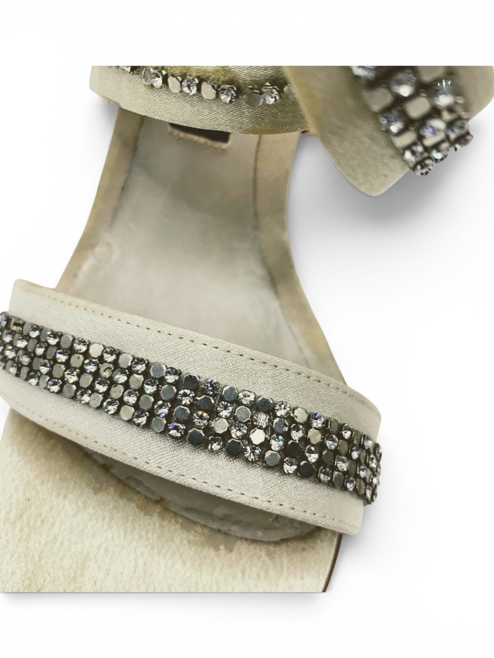 New! Nina Beige Bride Heel